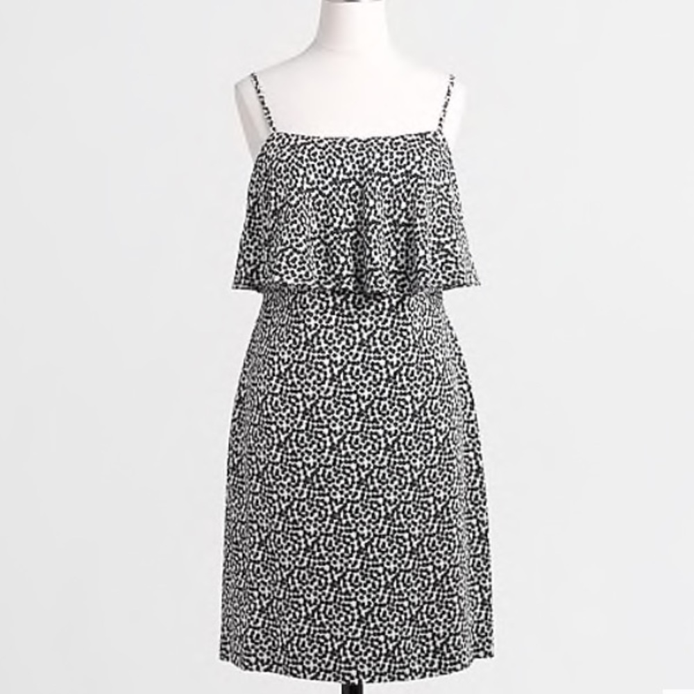 J. Crew Tiered Crepe Dress NWT